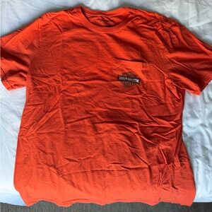 Harley-Davidson Men's Vibrant Orange Tee